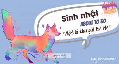 Một lá thư gửi ba mẹ dịp sinh nhật